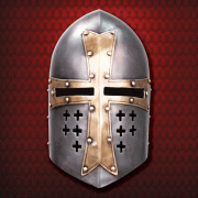Knights Templar Sugarloaf Helm. Windlass. Casco Templario. Marto